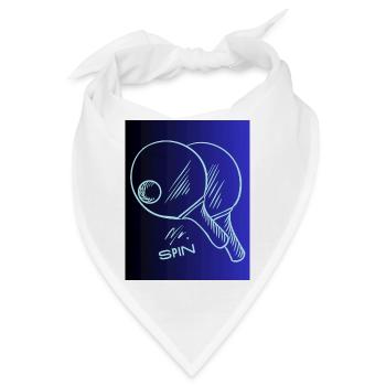 Mr Spin Tennis Tischtennis - Bandana - Weiß - Vorne