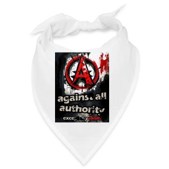 gegen jede Autorität außer meiner Mutter - Bandana - Weiß - Vorne