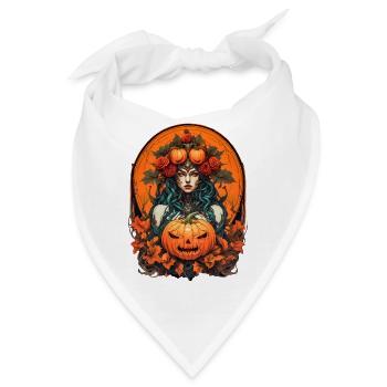 Halloween - Bandana - Weiß - Vorne