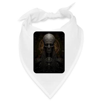 Alien Anatomie - Bandana - Weiß - Vorne