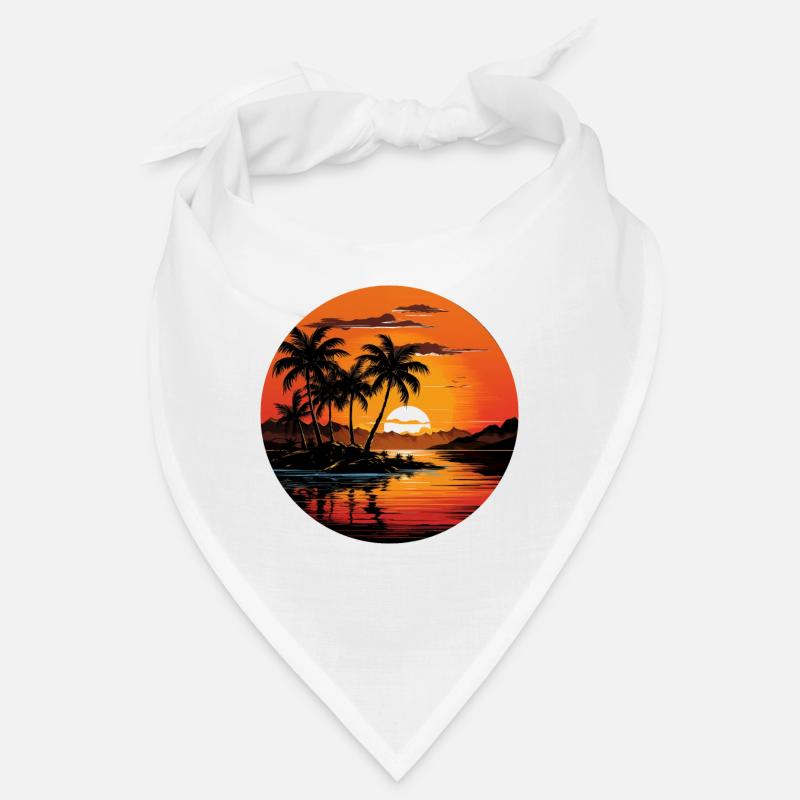 Tropical Sunset Bandana