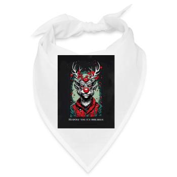 Rudolf der Eisbrecher - Bandana - Weiß - Vorne