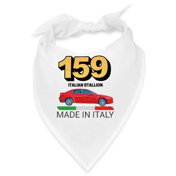 159 Italienischer Hengst - Bandana - Weiß - Vorne