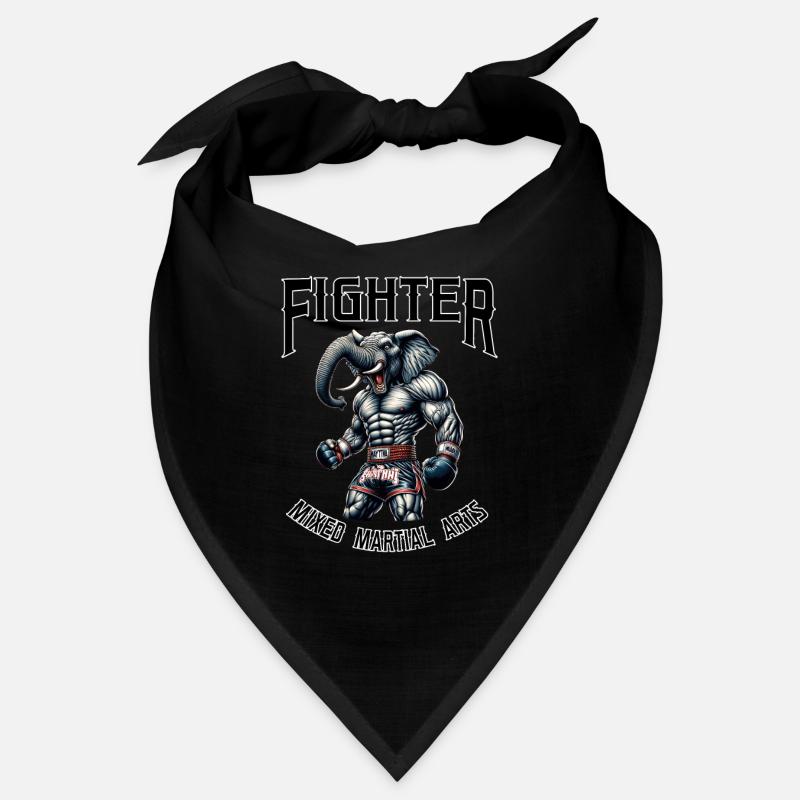Kämpfer Mixed Martial Arts Elefant Bandana