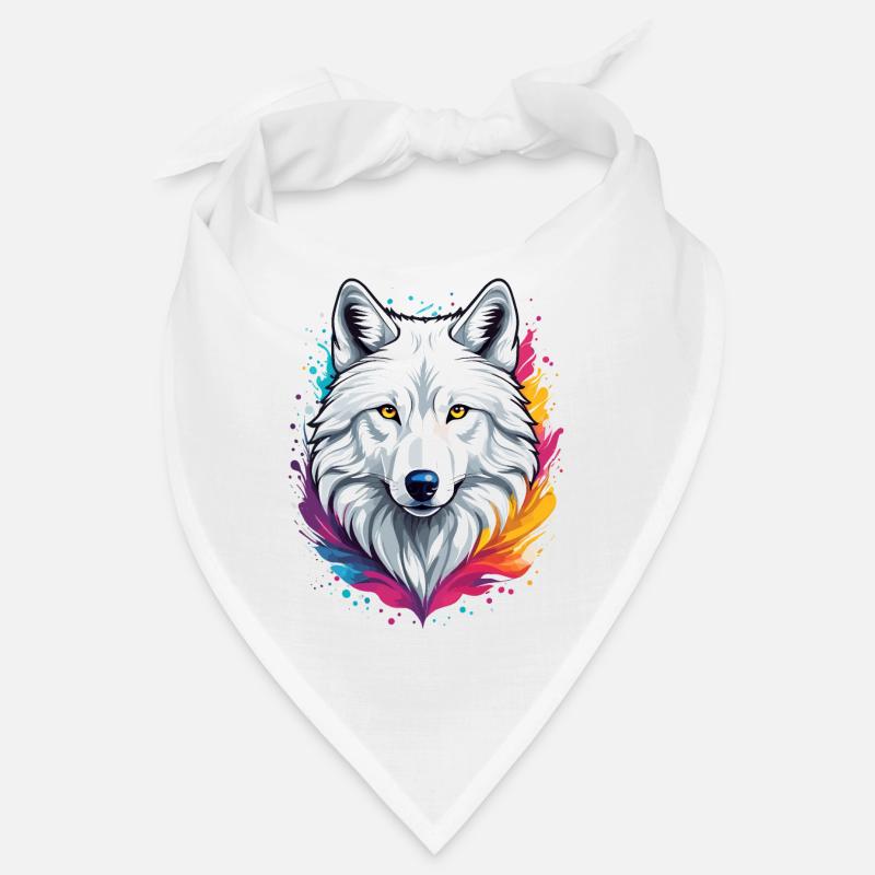Arktischer Wolf Bandana