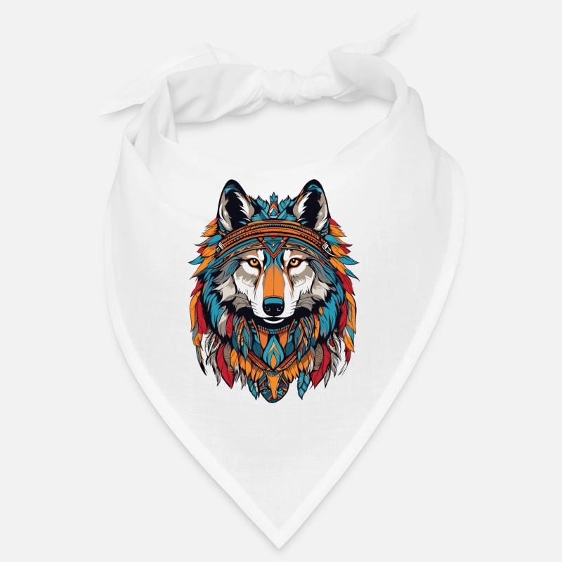 Gray wolf Bandana