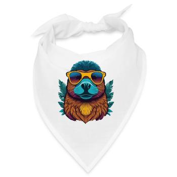Schnabeltier - Bandana - Weiß - Vorne