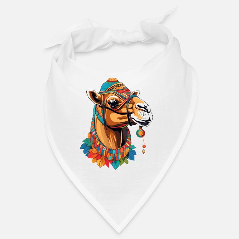 Kamel - Bandana - Weiß