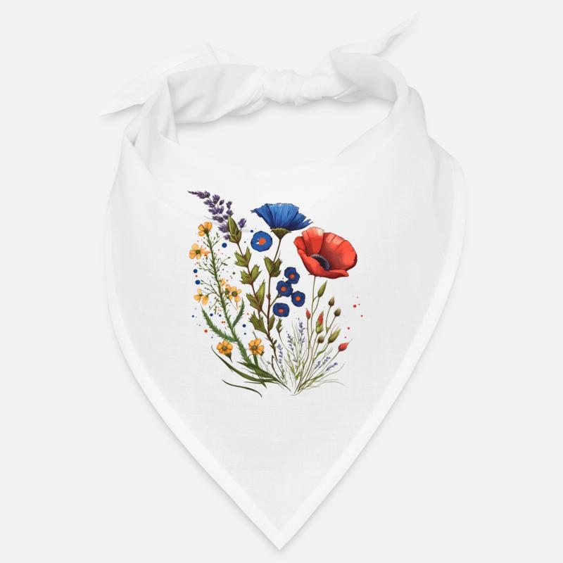 Fleurs des prairies Bandana