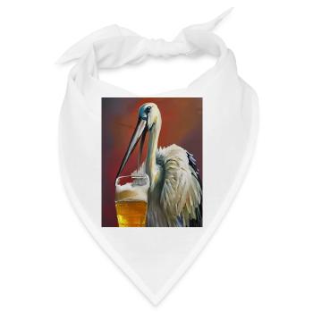 Storchen-Bier - Bandana - Weiß - Vorne