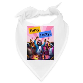 Party Party - Bandana - Weiß - Vorne