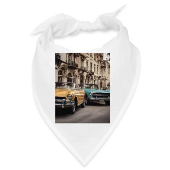 Oldtimer - Bandana - Weiß - Vorne