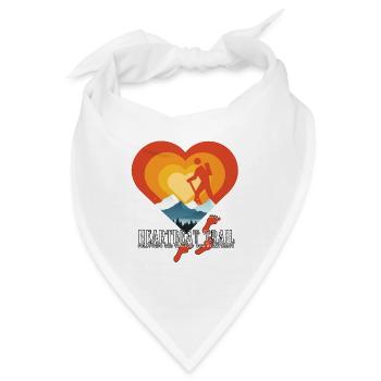 Heartbeat Trail Bergwanderung - Bandana - Weiß - Vorne