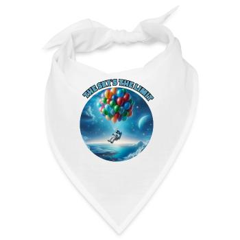 Der Himmel ist die Grenze - Bandana - Weiß - Vorne