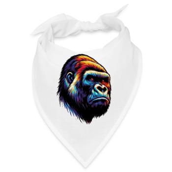 Gorilla - Bandana - Weiß - Vorne