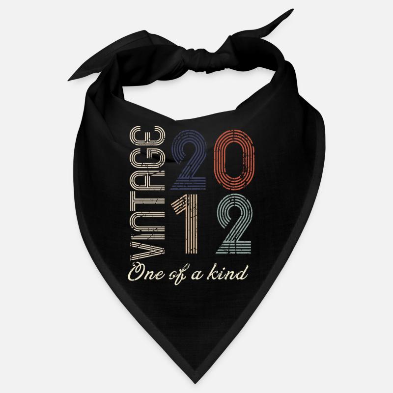 12-jähriges Jubiläum 2012 - Vintage-Retro-Geschenkidee Bandana