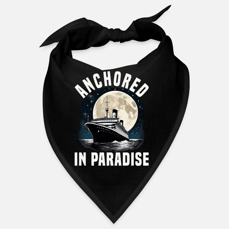 Anchored In Paradise Cruise Ship Vacation Group Bandana