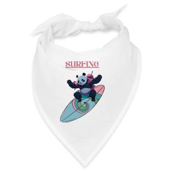 Surfing - Bandana - Weiß - Vorne