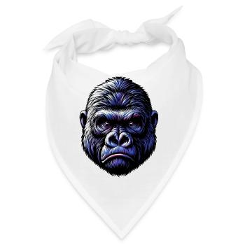 Gorilla - Bandana - Weiß - Vorne