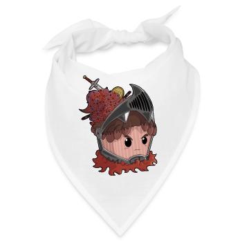 Knight Cupcake - Bandana - Weiß - Vorne