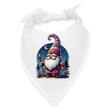 Gnom-Goblin-Elf - Bandana - Weiß - Vorne