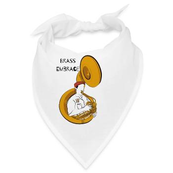 Brass Embrace - Bandana - Weiß - Vorne