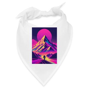 Berg - Bandana - Weiß - Vorne