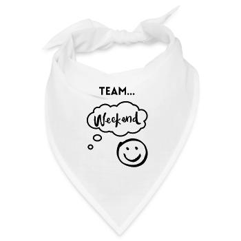 Team Weekend - Bandana - Weiß - Vorne