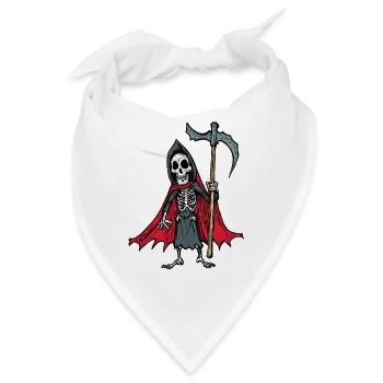 Sensemann - Der Tod persönlich - Bandana - Weiß - Vorne