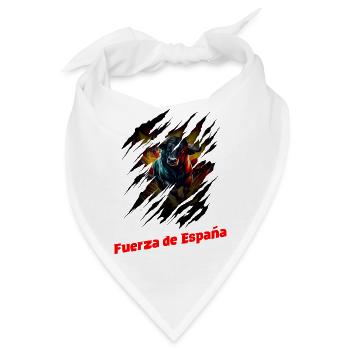 Spanien Matador Stierkampf Stier - Bandana - Weiß - Vorne