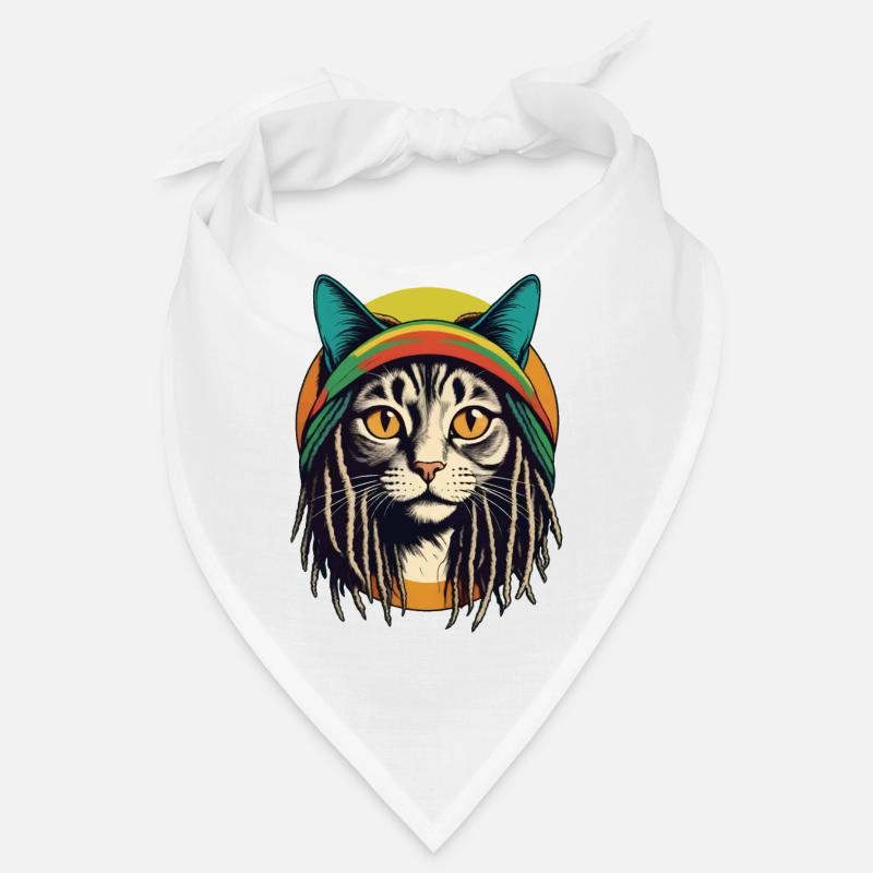 Coole Rasta-Katze Bandana