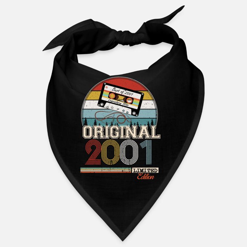 Elegant Retro Gift: 2001 Vintage Bandana