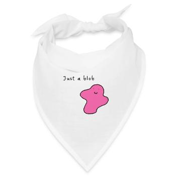 Just a blob - Bandana - Weiß - Vorne