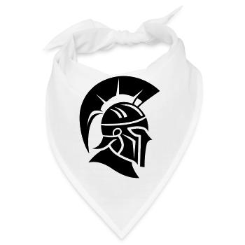 Sparta Spartanischer Krieger - Bandana - Weiß - Vorne