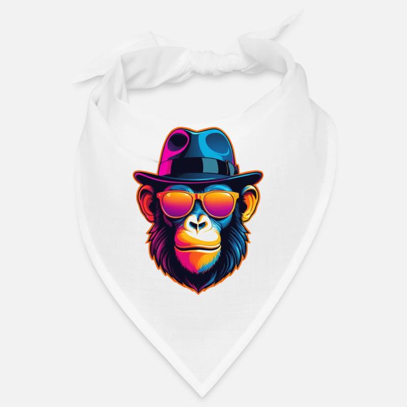 Neon Monkey Bandana