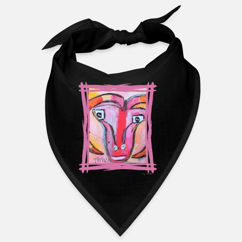 Zodiaque Bélier - Art expressionniste coloré Bandana