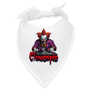 Clownspin - Bandana - Weiß - Vorne
