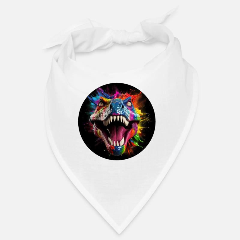 T Rex coloré1 Bandana
