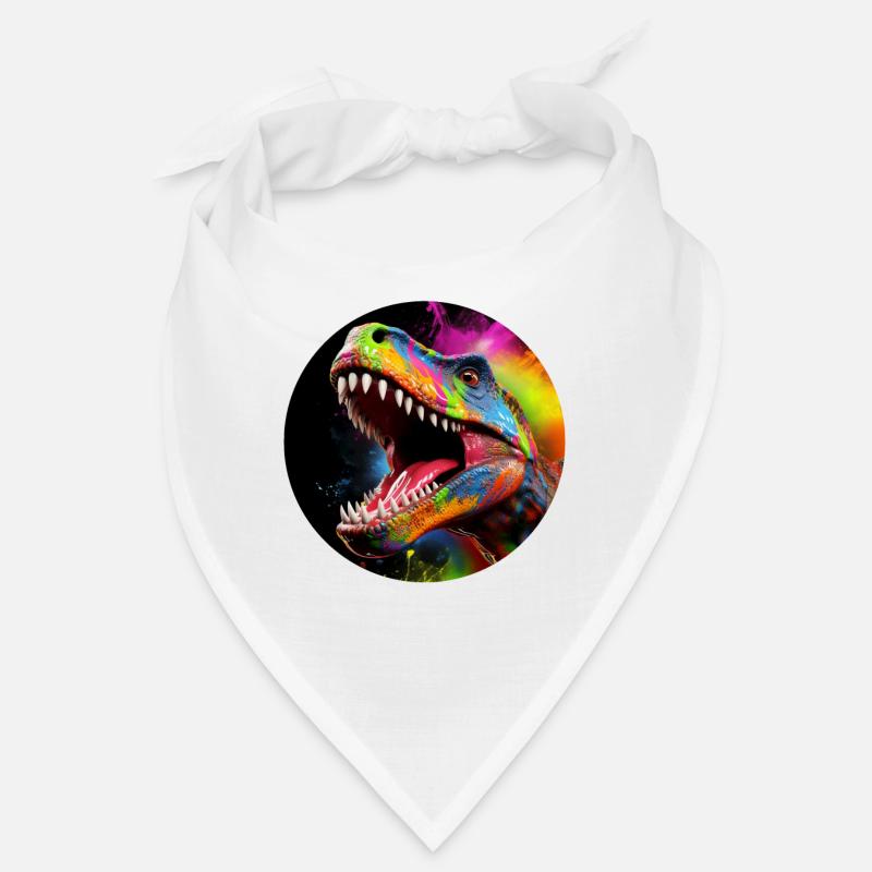 T Rex coloré2 Bandana