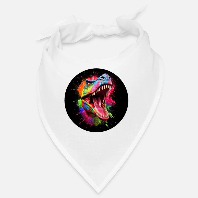 T Rex coloré3 Bandana