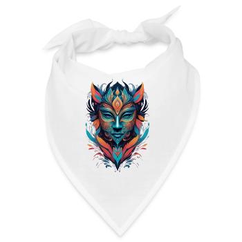"Vivid Mask" - Bandana - Weiß - Vorne