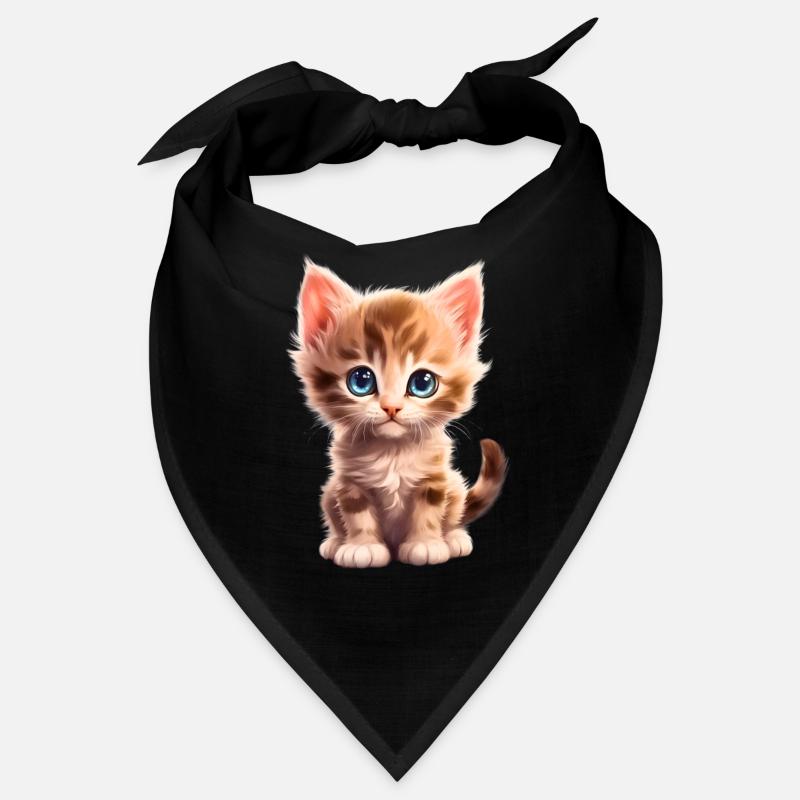 Chaton mignon Bandana