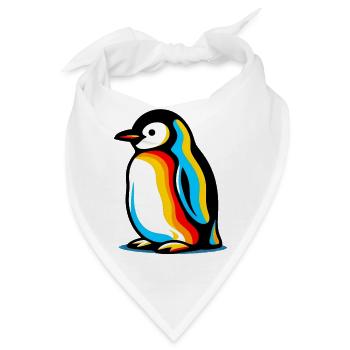 Pinguin - Bandana - Weiß - Vorne