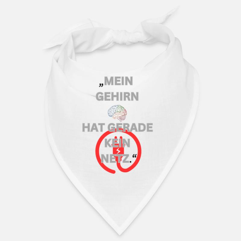 Kein Netz - Bandana - Weiß