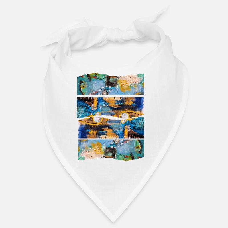 Expression colorée abstraite Bandana