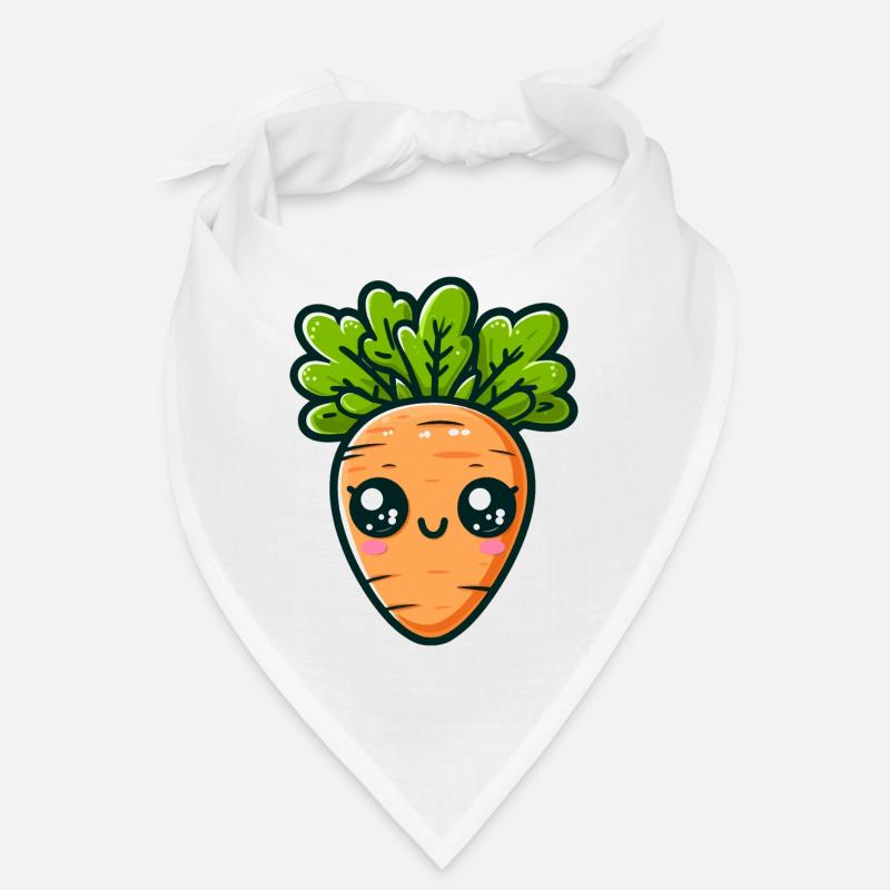 Chibi Carotte feuillue Bandana