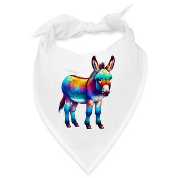 Esel-Maultier - Bandana - Weiß - Vorne
