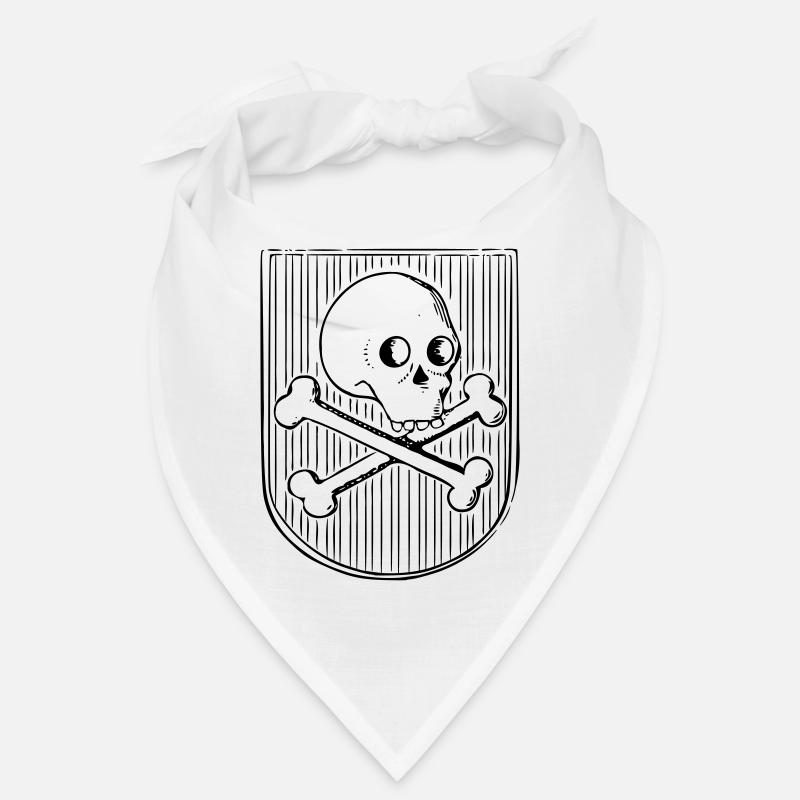 Skull and bones Bandana