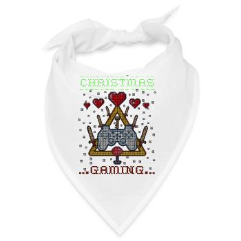 Weihnachten - Bandana - Weiß - Vorne