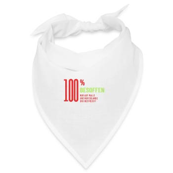 100% Malle - Bandana - Weiß - Vorne